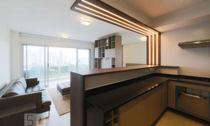 Apartamento para Aluguel - Chácara Santo Antonio, 1 Quarto,  59 m² - São Paulo
