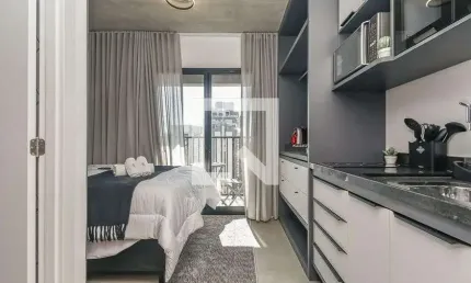 Kitnet / stúdio para aluguel - consolação, 1 quarto,  18 m² - são paulo