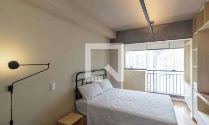 Kitnet / Stúdio para Aluguel - Santa Cecília, 1 Quarto,  26 m² - São Paulo