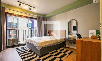 Kitnet / Stúdio para Aluguel - Pinheiros, 1 Quarto,  25 m² - São Paulo