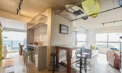 Apartamento para Aluguel - Chácara Santo Antonio, 1 Quarto,  74 m² - São Paulo