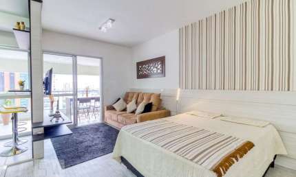 Kitnet / Stúdio para Aluguel - Moema, 1 Quarto,  50 m² - São Paulo