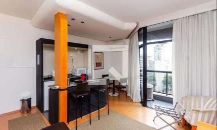 Kitnet / Stúdio para Aluguel - Itaim Bibi, 1 Quarto,  42 m² - São Paulo
