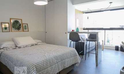 Kitnet / Stúdio para Aluguel - Jardim Paulista, 1 Quarto,  29 m² - São Paulo