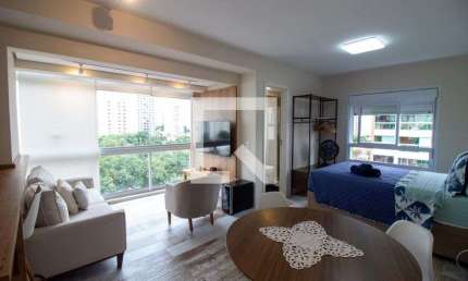 Kitnet / Stúdio para Aluguel - Campo Belo, 1 Quarto,  33 m² - São Paulo