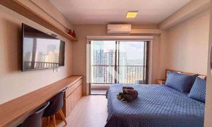 Kitnet / Stúdio para Aluguel - Pinheiros, 1 Quarto,  24 m² - São Paulo