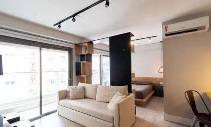 Kitnet / Stúdio para Aluguel - Jardim Paulista, 1 Quarto,  43 m² - São Paulo