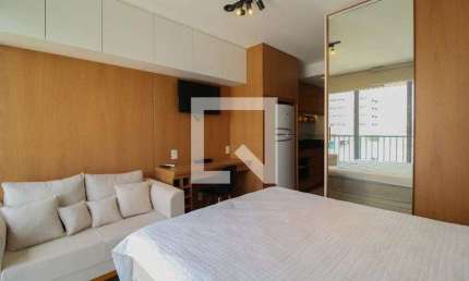 Kitnet / Stúdio para Aluguel - Moema, 1 Quarto,  24 m² - São Paulo