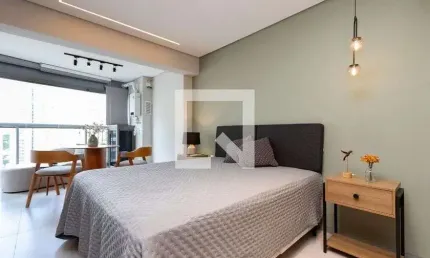 Kitnet / Stúdio para Aluguel - Brooklin, 1 Quarto,  32 m² - São Paulo