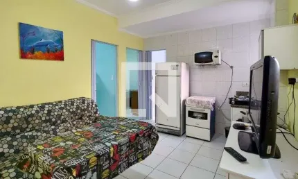 Kitnet / Stúdio para Aluguel - Vila Tupi, 2 Quartos,  36 m² - Praia Grande