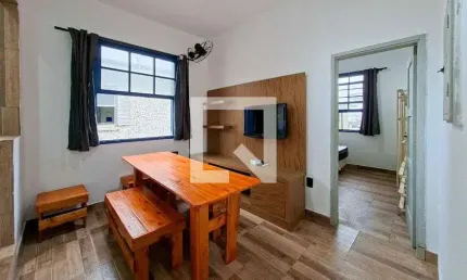 Kitnet / Stúdio para Aluguel - Cidade Ocian, 1 Quarto,  45 m² - Praia Grande
