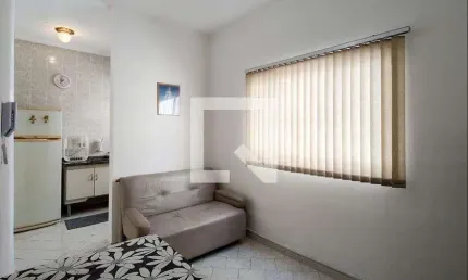Apartamento para aluguel - aviação, 1 quarto,  35 m² - praia grande