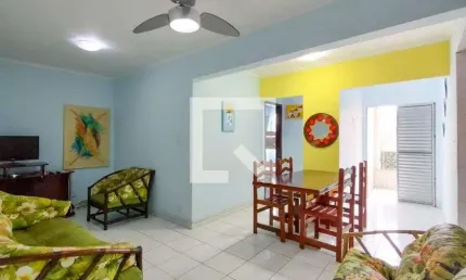 Apartamento para Aluguel - Maracanã, 1 Quarto,  40 m² - Praia Grande