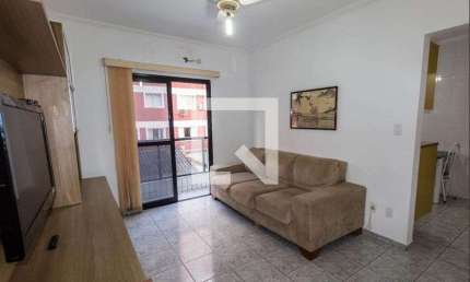 Apartamento para Aluguel - Boqueirão, 1 Quarto,  50 m² - Praia Grande