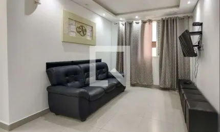 Apartamento para aluguel - vila tupi, 2 quartos,  46 m² - praia grande
