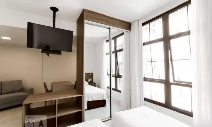 Kitnet / stúdio para aluguel - centro, 1 quarto,  36 m² - são paulo