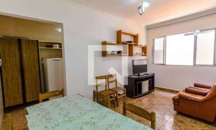 Apartamento para Aluguel - Guilhermina, 1 Quarto,  55 m² - Praia Grande