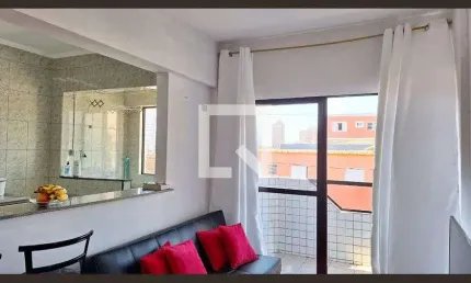 Apartamento para Aluguel - Cidade Ocian, 1 Quarto,  50 m² - Praia Grande