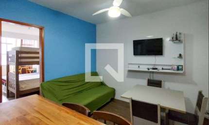 Apartamento para Aluguel - Guilhermina, 1 Quarto,  52 m² - Praia Grande