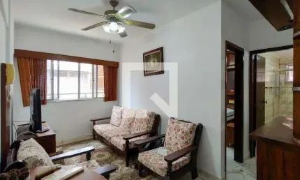 Apartamento para Aluguel - Vila Tupi, 1 Quarto,  50 m² - Praia Grande