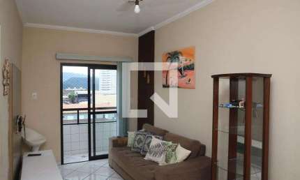 Apartamento para Aluguel - Vila Caiçara, 1 Quarto,  54 m² - Praia Grande