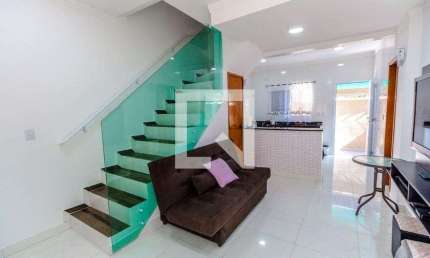 Casa / Sobrado em Condomínio para Aluguel - Vila Caiçara, 2 Quartos,  60 m² - Praia Grande