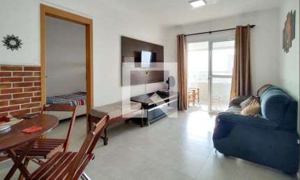 Apartamento para Aluguel - Guilhermina, 1 Quarto,  56 m² - Praia Grande