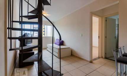 Cobertura para Aluguel - José Menino, 1 Quarto,  105 m² - Santos
