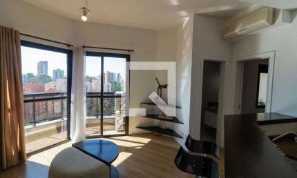 Kitnet / Stúdio para Aluguel - Panamby, 1 Quarto,  40 m² - São Paulo