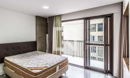 Kitnet / Stúdio para Aluguel - Santa Cecília, 1 Quarto,  29 m² - São Paulo