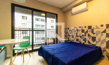 Kitnet / Stúdio para Aluguel - Santa Cecília, 1 Quarto,  24 m² - São Paulo