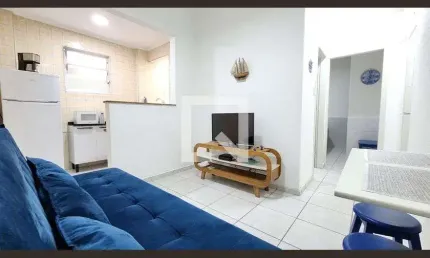 Apartamento para Aluguel - Gonzaga , 1 Quarto,  60 m² - Santos