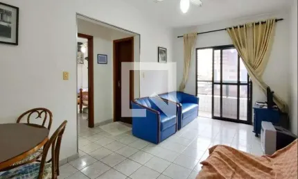 Apartamento para Aluguel - Guilhermina, 1 Quarto,  80 m² - Praia Grande