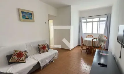 Apartamento para Aluguel - Guilhermina, 1 Quarto,  65 m² - Praia Grande