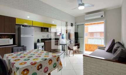 Apartamento para Aluguel - Canto do Forte, 1 Quarto,  50 m² - Praia Grande