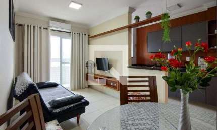 Apartamento para Aluguel - Nova Mirim, 1 Quarto,  52 m² - Praia Grande