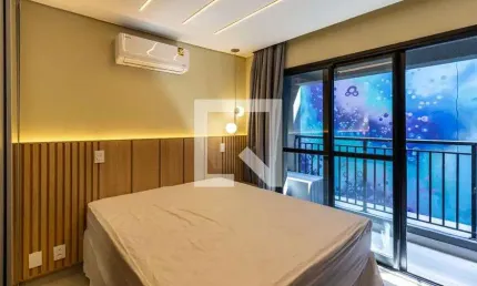 Kitnet / Stúdio para Aluguel - Santa Cecília, 1 Quarto,  24 m² - São Paulo