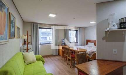 Kitnet / Stúdio para Aluguel - Moema, 1 Quarto,  38 m² - São Paulo