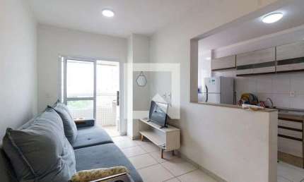 Apartamento para Aluguel - Guilhermina, 1 Quarto,  50 m² - Praia Grande
