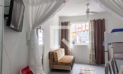 Apartamento para Aluguel - Boqueirão, 1 Quarto,  50 m² - Praia Grande