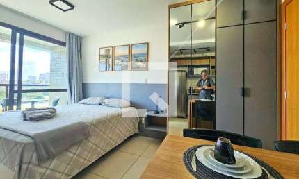 Kitnet / Stúdio para Aluguel - Caminho das Árvores, 1 Quarto,  22 m² - Salvador