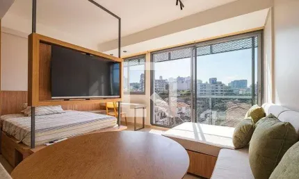 Kitnet / Stúdio para Aluguel - Pinheiros, 1 Quarto,  29 m² - São Paulo