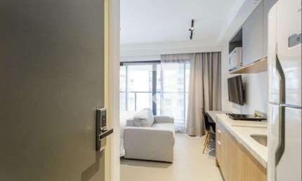 Kitnet / Stúdio para Aluguel - Moema, 1 Quarto,  26 m² - São Paulo