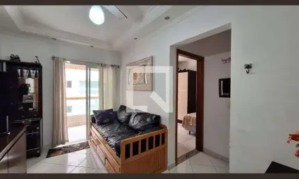Apartamento para aluguel - aviação, 1 quarto,  47 m² - praia grande