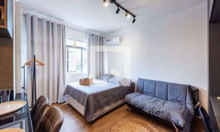 Kitnet / Stúdio para Aluguel - Ponta da Praia, 1 Quarto,  32 m² - Santos
