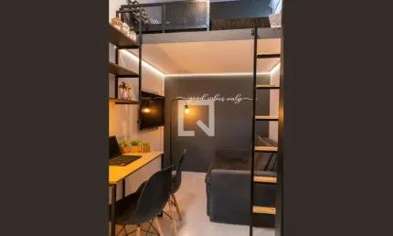 Kitnet / Stúdio para Aluguel - Jardim Brasil , 1 Quarto,  14 m² - São Paulo