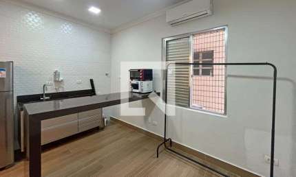 Kitnet / Stúdio para Aluguel - Gonzaga , 1 Quarto,  22 m² - Santos