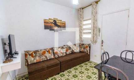 Apartamento para Aluguel - Nova Mirim, 1 Quarto,  45 m² - Praia Grande