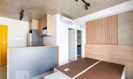 Kitnet / Stúdio para Aluguel - Santa Cecília, 1 Quarto,  29 m² - São Paulo