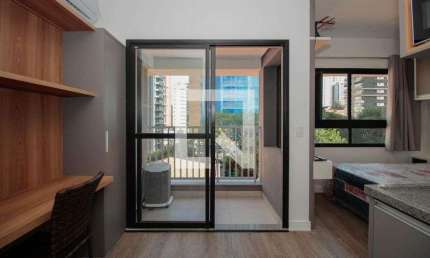 Kitnet / Stúdio para Aluguel - Pinheiros, 1 Quarto,  24 m² - São Paulo